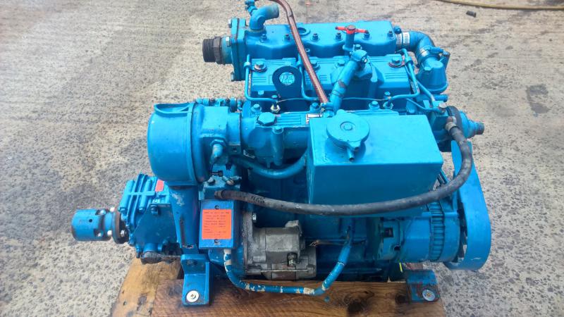 Lister Marine - Lister LPW3 29hp Keel Cooled Marine Diesel Engine Under 250Hr From New