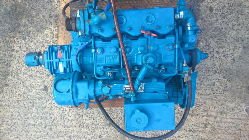 Lister Marine - Lister LPW3 29hp Keel Cooled Marine Diesel Engine Under 250Hr From New