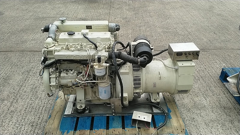 Mitsubishi - Kilo-Pak 20KW Single Phase Marine Generator Set (PAIR AVAILABLE)