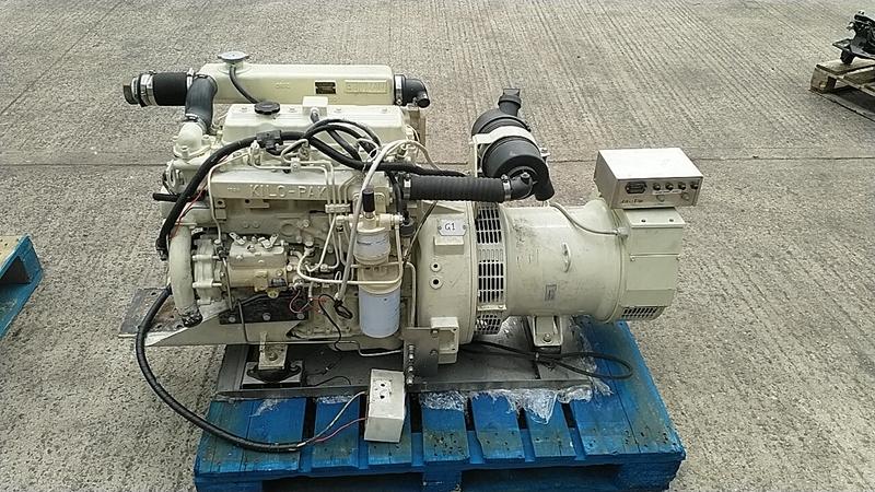 Mitsubishi - Kilo-Pak 20KW Single Phase Marine Generator Set (PAIR AVAILABLE)