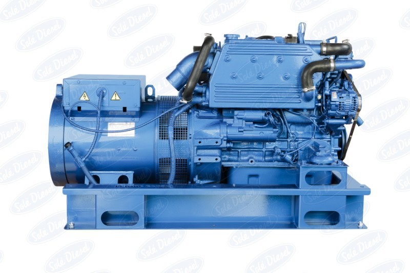 Sole Diesel - NEW Sole 35GTC 35kVA 400/230V Mini 74 Marine Diesel Generator