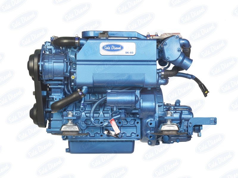 Sole Diesel - NEW Sole SK-60 Marine 60hp Diesel Engine & Gearbox Package