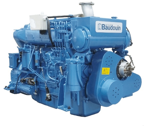Baudouin - NEW Baudouin 6M16 360hp Heavy Duty Marine Engine Package