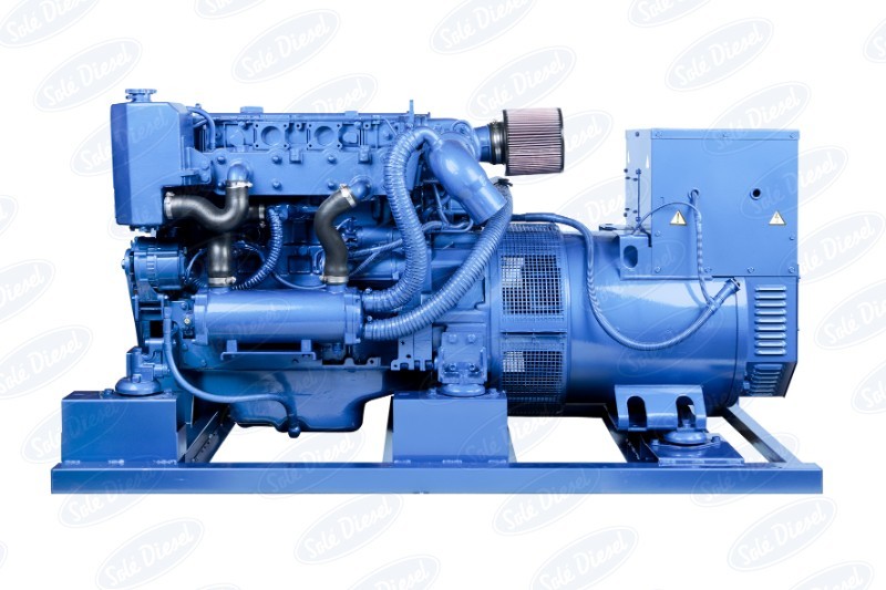 Sole Diesel - NEW Sole 85GTC 85kVA 400/230V SDZ109 Marine Diesel Generator