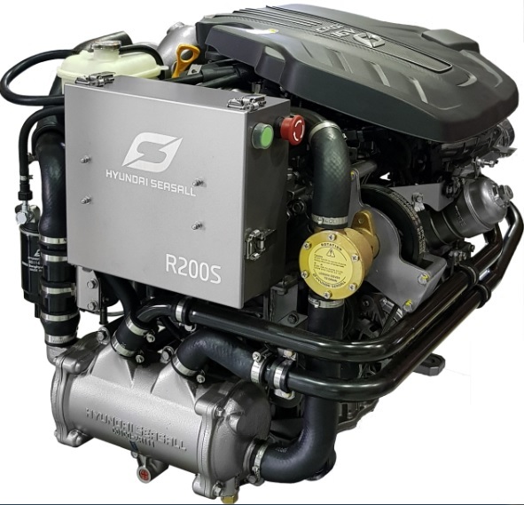 Hyundai Seasall - NEW Hyundai Seasall R200P 197hp Marine Engine With Volvo Sterndrive Adaptor