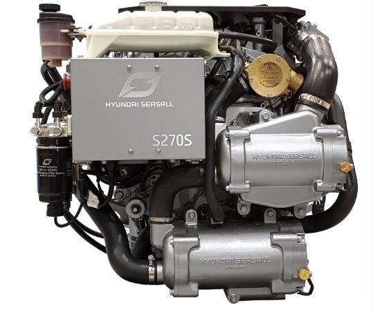 Hyundai Seasall - NEW Hyundai Seasall S270P 270hp Marine Diesel Engine & Gearbox