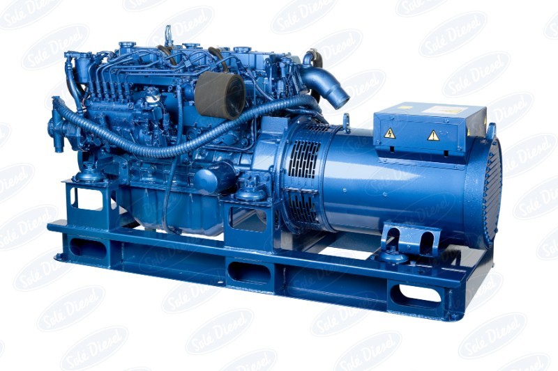 Sole Diesel - NEW Sole 29GSC 28.4kVA 12V/230V Mini 74 Marine Diesel Generator