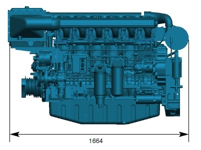 Baudouin - New Baudouin 6M19.3 450hp - 578hp Heavy Duty Marine Diesel Engine