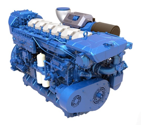 Baudouin - New Baudouin 6M26.3 600hp - 815hp Heavy Duty Marine Diesel Engine Package