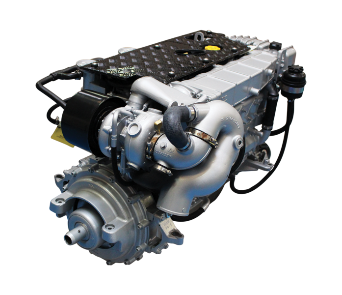 FNM - NEW FNM 42HPEP-280 280hp Marine Diesel Engine & Mercruiser Bravo 3 Sterndrive Package