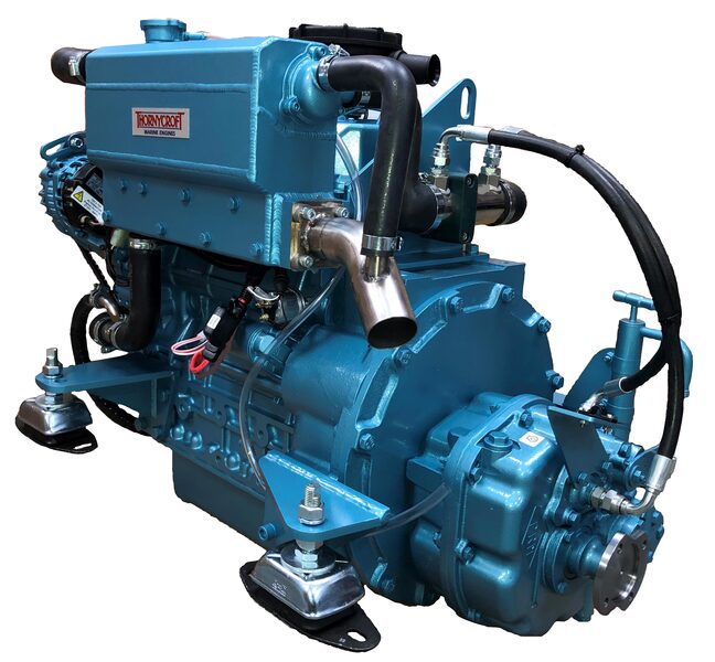 Thornycroft - NEW Thornycroft TK-50 50hp Marine Diesel Engine & Gearbox Package