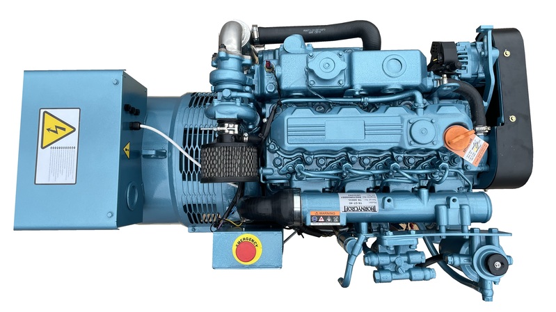 Thornycroft - NEW Thornycroft TRGS-30 30kVA Single Phase Marine Generator Set