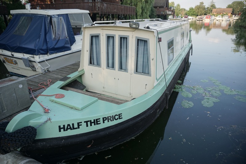 Sea Otter narrowboat aluminium hull 31ft For Sale in Buckden